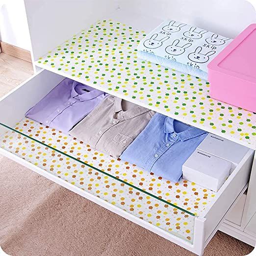 Waterproof Anti Slip Sheets For Shelves Cupboard Wardrobe Kitchen Cabinet Fridge and Dining Table