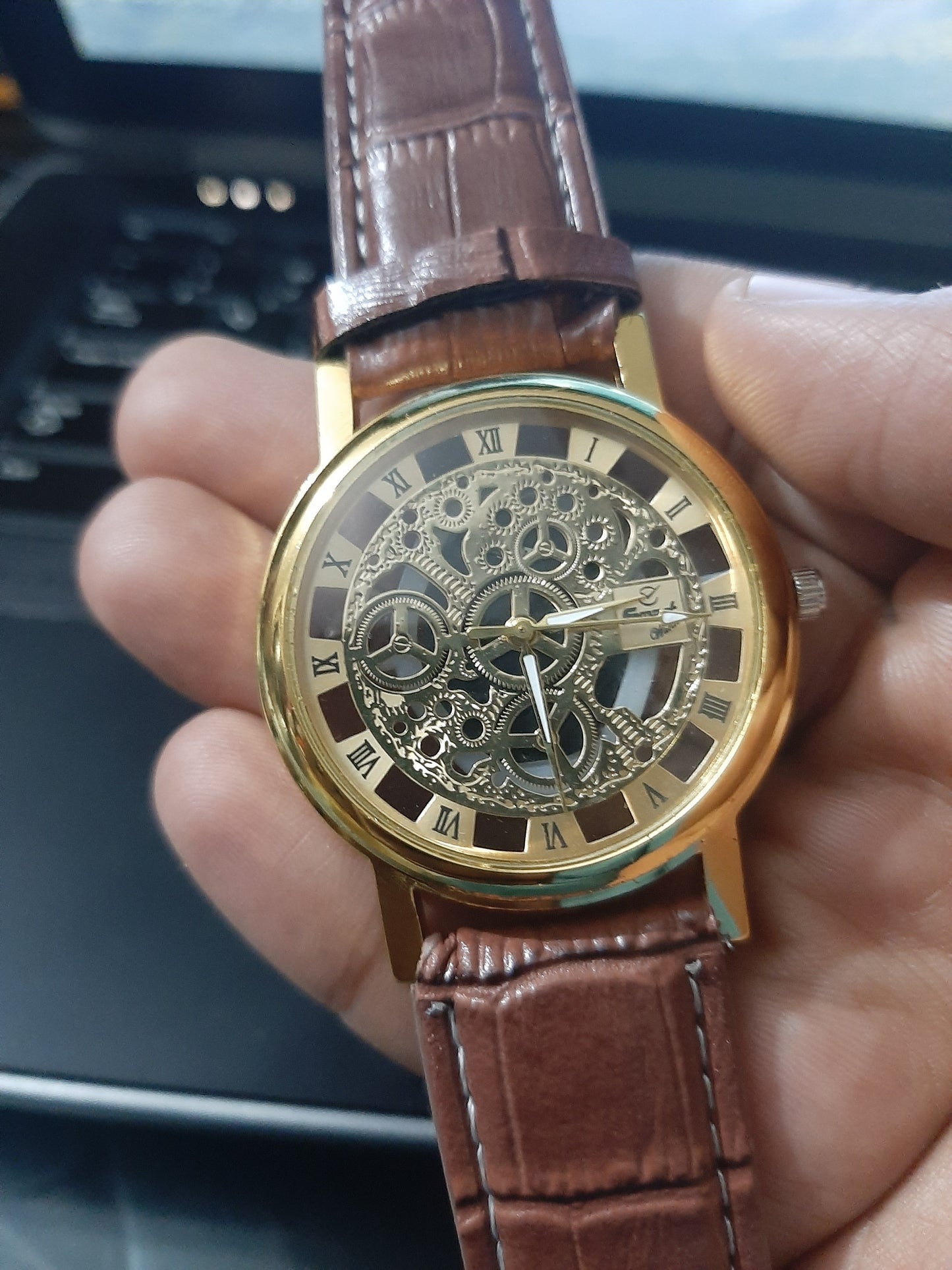 Imported Skeleton Wrist Watch For Men - Grand Sale Offer