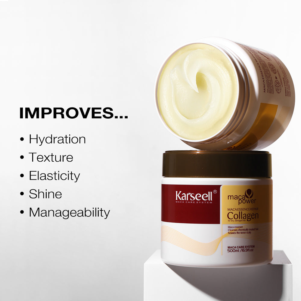 Karseell Collagen Hair Treatment Mask For Dry Damaged and All Hair Types For Women