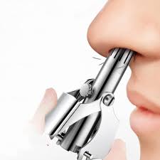 Manual Nose Hair Trimmer | Stainless Steel & Washable Waterproof Cutter