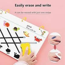 Stroke Line Dot To Dot Toddler Erasable Paper Training Book Pen Control For Kids