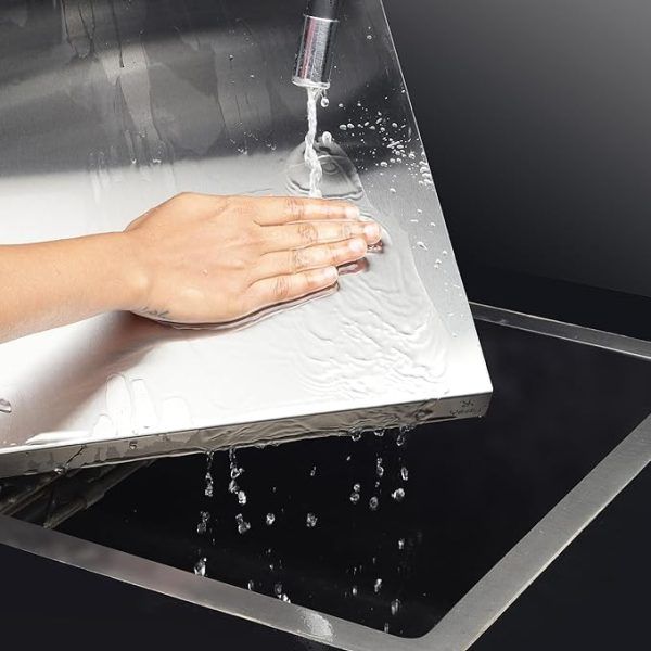 🥇Premium Stainless Steel Chopping Board - Large, Easy Clean, Multipurpose Kitchen Cutting Surface for Fruits, Vegetables & More