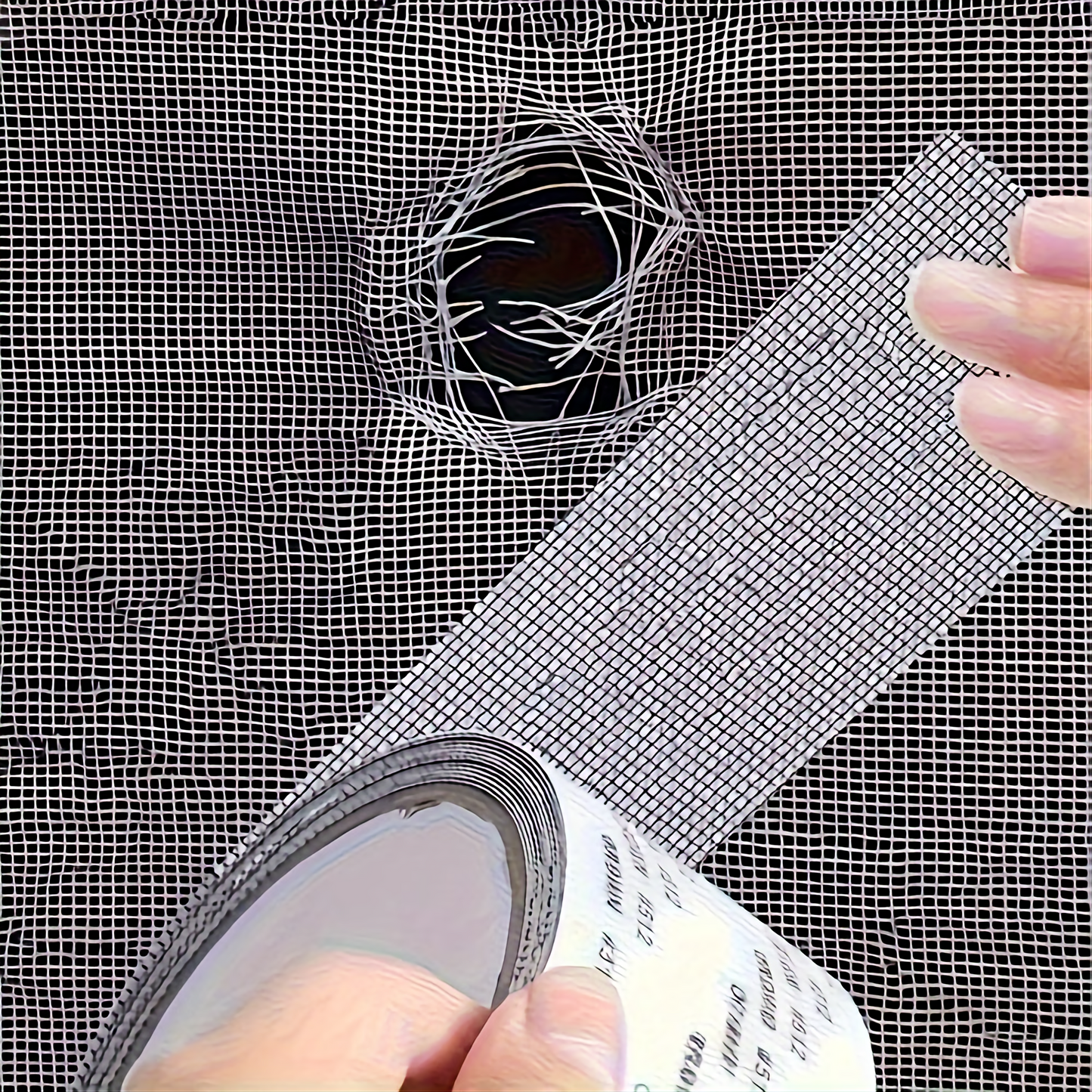 Strong Self Adhesive Window Net Screen Repair Patch Tape For Covering Up Holes Tears Anti Insect Mosquito Mesh