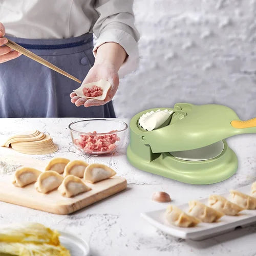 Multifunctional 2 in 1 Dumpling Samosa Maker Press Kitchen Tool For Making Samosa and Kachori