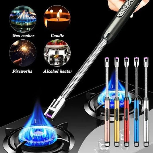 Multipurpose Portable Rechargeable Electric Lighter for Everyday Home and Kitchen Outdoor Use