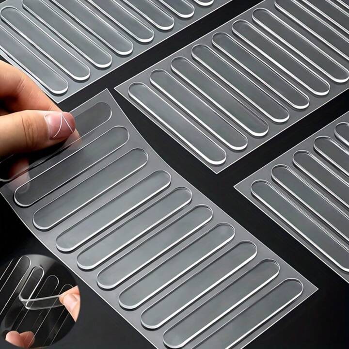 10/20/30 Pcs Self Adhesive Silicone Bumper Strip For Wall Protect from Chair, Sofa, Door and Table