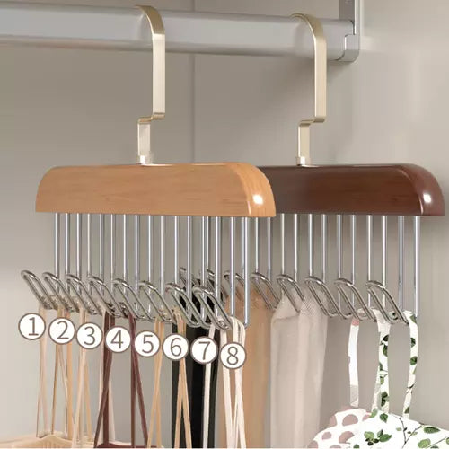 8 Hooks Wooden Sling Hanger