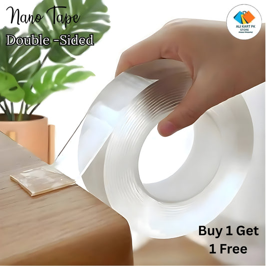 🔥 Buy 1 Get 1 Free – Nano Magic Tape (No Nails, No Damage, Super Strong Grip).