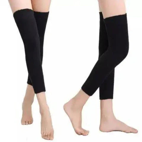 Full Wool Cashmere Warm Knee Pads 2 Pcs Super Elastic Knees Sleeves Support Protector