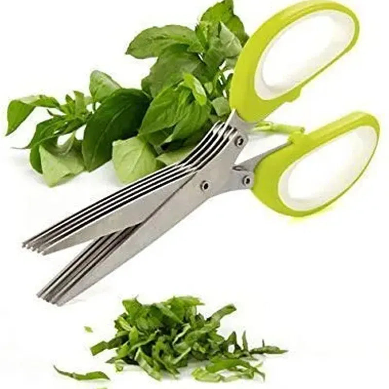 Multi-Functional Stainless Steel Kitchen Scissors â€“ 5 Layers