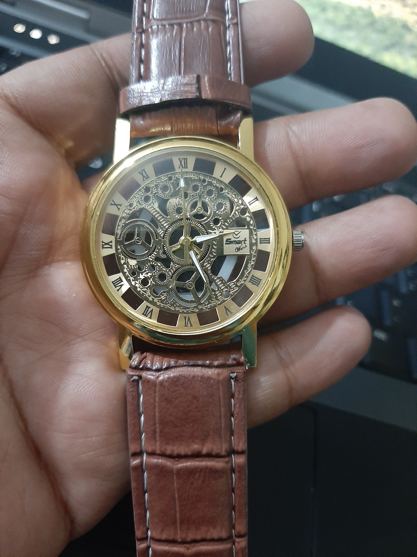 Imported Skeleton Wrist Watch For Men - Grand Sale Offer