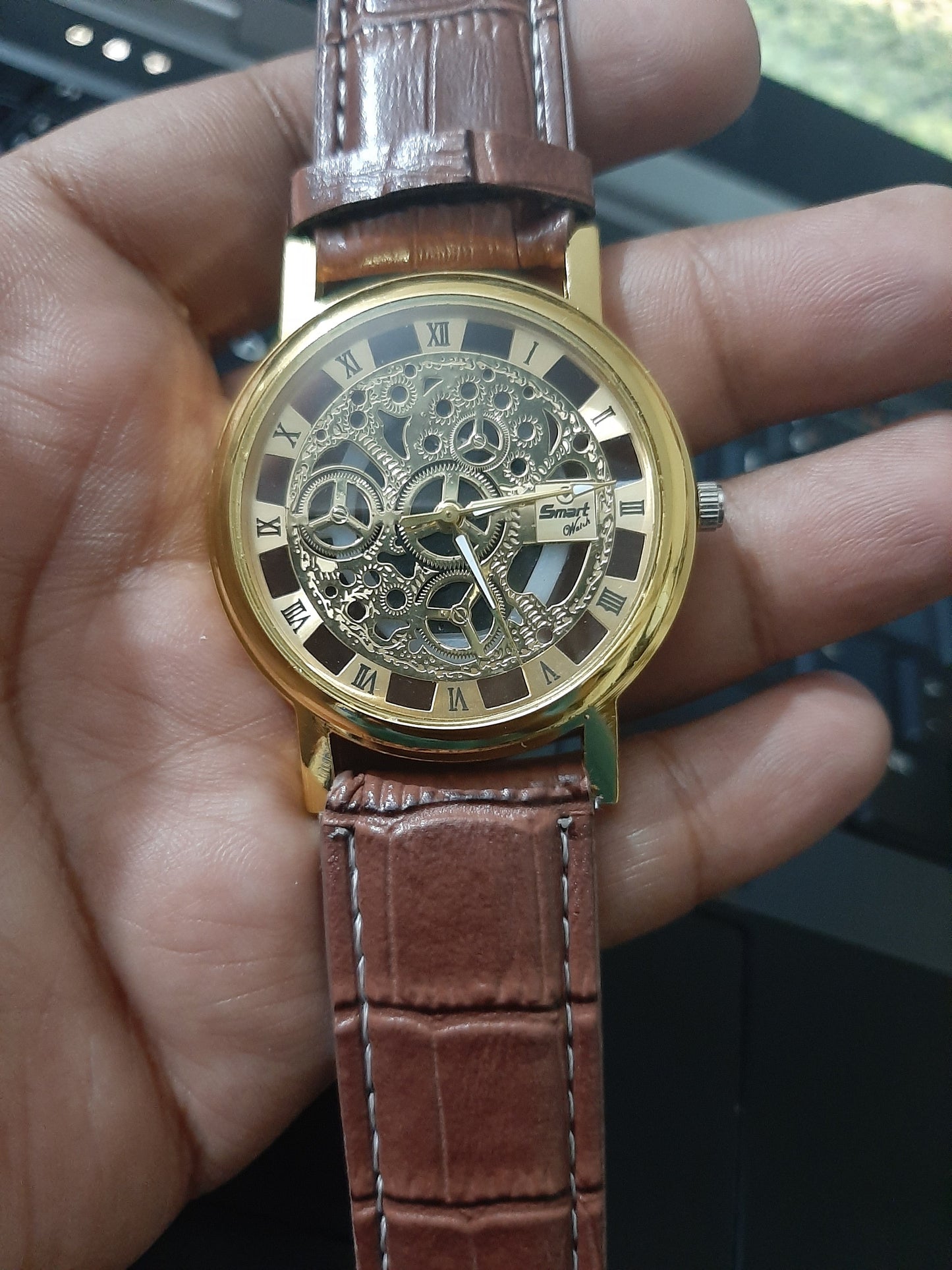 Imported Skeleton Wrist Watch For Men - Grand Sale Offer