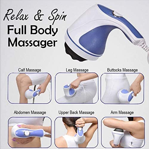 Electric Relax and Spin Tone Handheld Full Body Massager For Men and Women Use