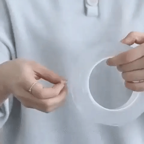 Imported Washable Reusable Nano Double Sided Transparent Tape for firm grip and Long Lasting Stickiness