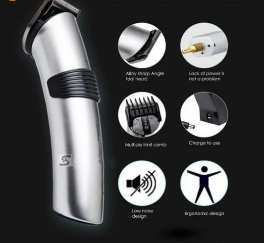 Dengleng RF-609 Rechargeable Hair And Beard Shaving Machine Set With Box For Men And Grooming