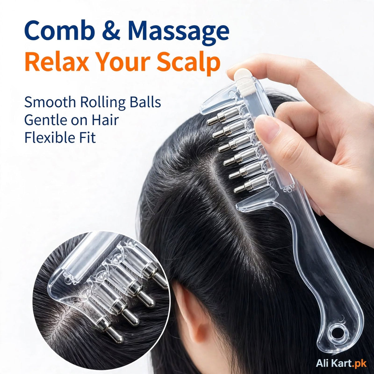 3-in-1 Scalp Oil Applicator & Massage Comb