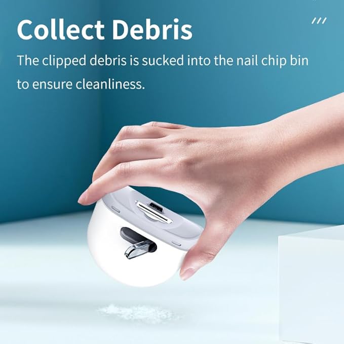 Adjustable USB Rechargeable Anti Pinch Automatic Electric Nail Clipper for Baby and Adult Use