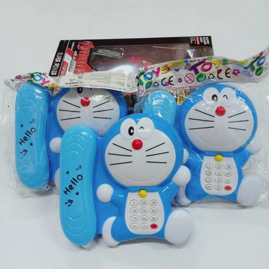 Mini Doraemon Learning Telephone Musical Toy For Kids