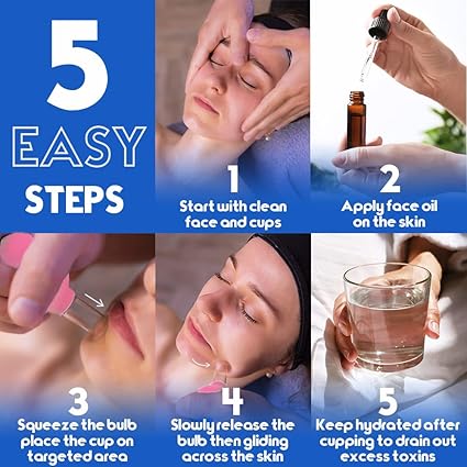 Facial Cupping Set for Skin Uplifting and tightning