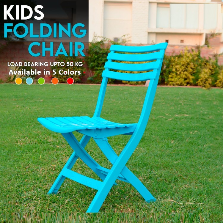 Plastic Foldable Chair and Table For Kid Use In Home and Outdoor