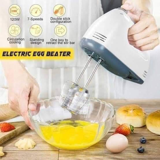 High-Power Handheld Electric Egg Beater For Household Egg Beater and Dough Baking Mixer