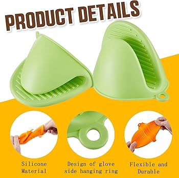 Heat Resistant Silicone Hot Pot Holder Pair
