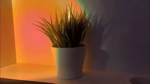 Sunset LED Projector Lamp Multiple Colors with 16 Colors Remote