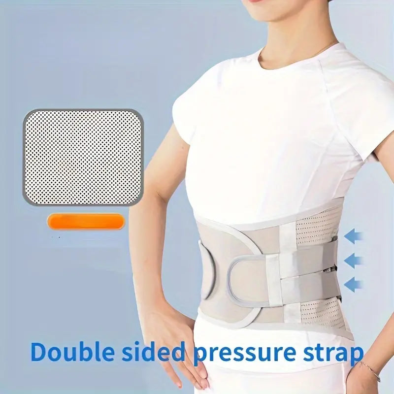 Heating Lower Back Support Belt for Pain Relief Magnetic Therapy Waist Wrap Adjustable Heating Lumbar Support with Box for Men and Women Herniated Disc Sciatica Scoliosis