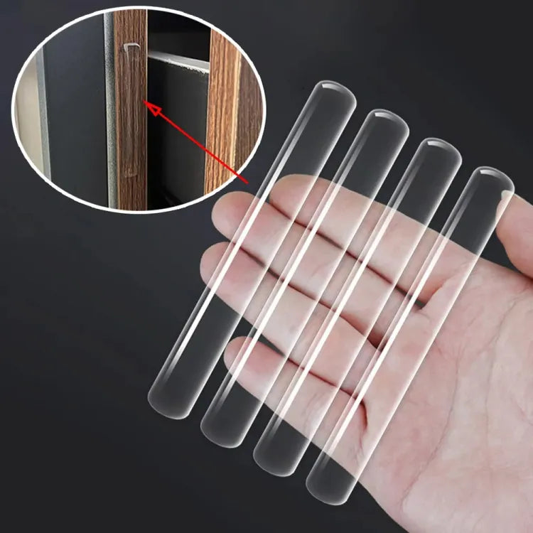 10/20/30 Pcs Self Adhesive Silicone Bumper Strip For Wall Protect from Chair, Sofa, Door and Table