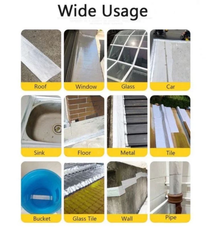 Imported Leak Proof Aluminum Foil Butyl Rubber Waterproof Tape