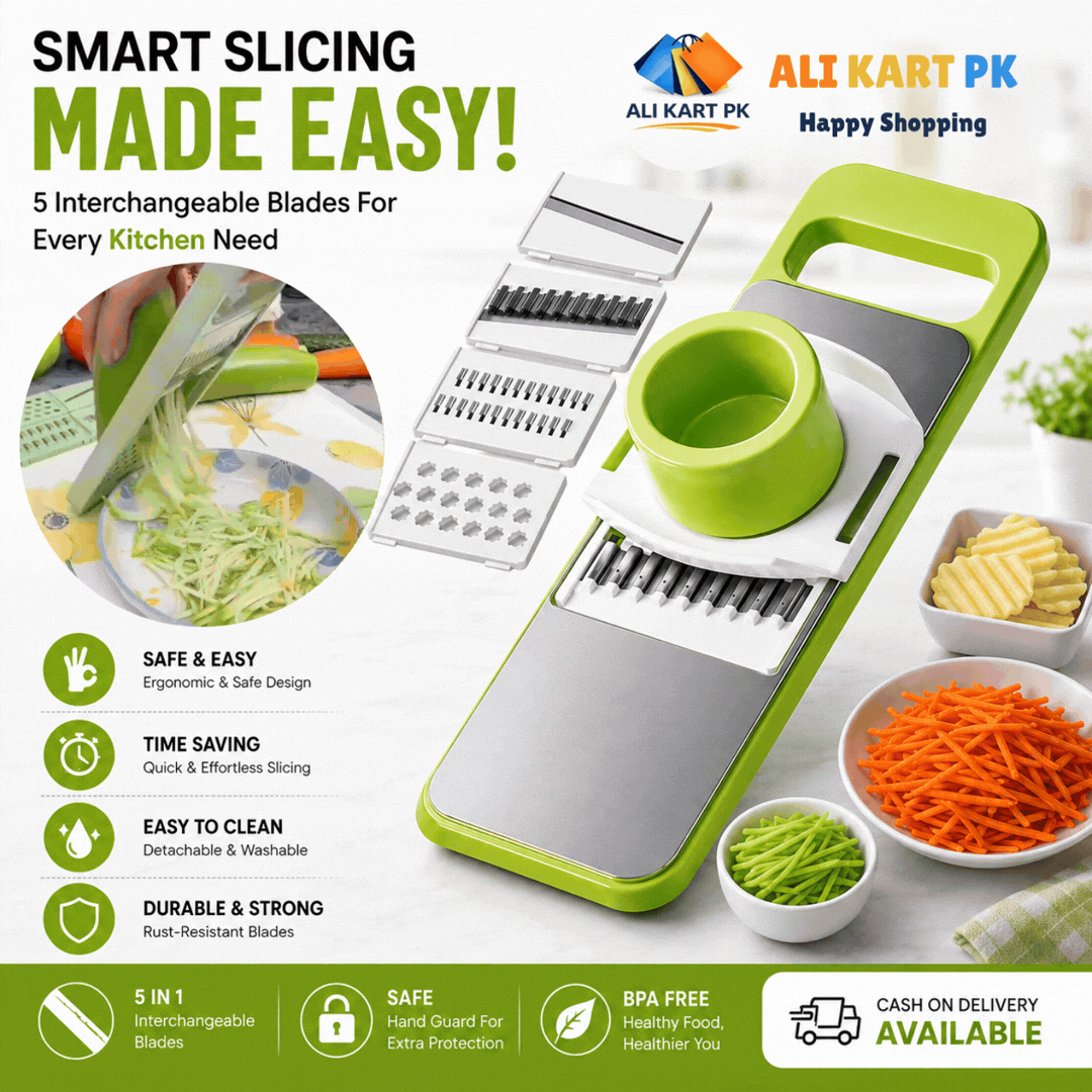 5-in-1 Vegetable Cutter & Slicer