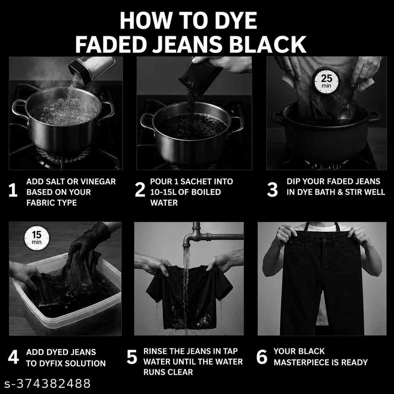 ReDye Color For Cotton & Jeans Fabric