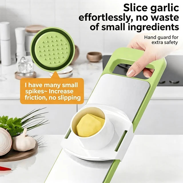 5-in-1 Vegetable Cutter & Slicer with Free Knife Sharpener