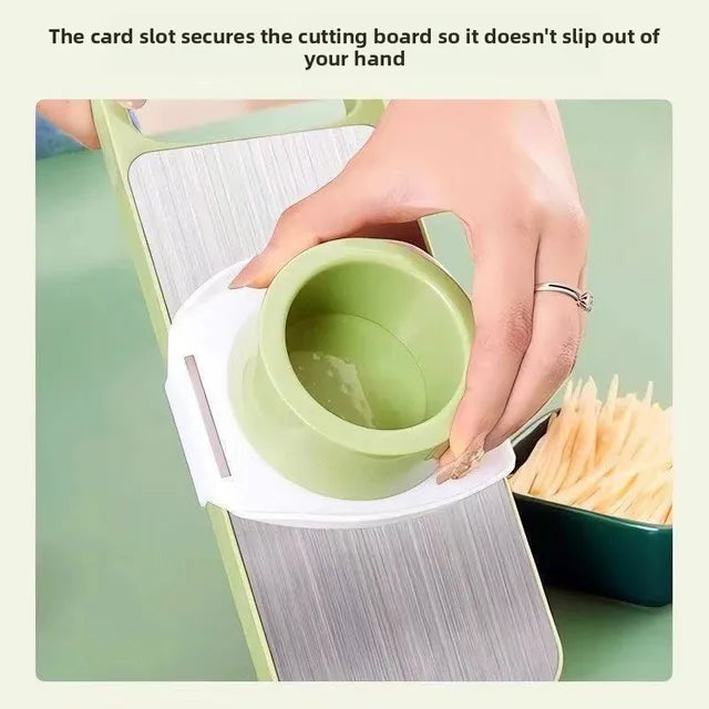 5-in-1 Vegetable Cutter & Slicer with Free Knife Sharpener