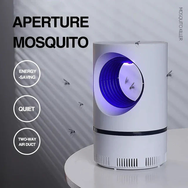 USB Power Electric Indoor Mosquito and Insect Killer With UV Light LED Mosquito Lamp Non-Toxic No Zapper Suction Fan