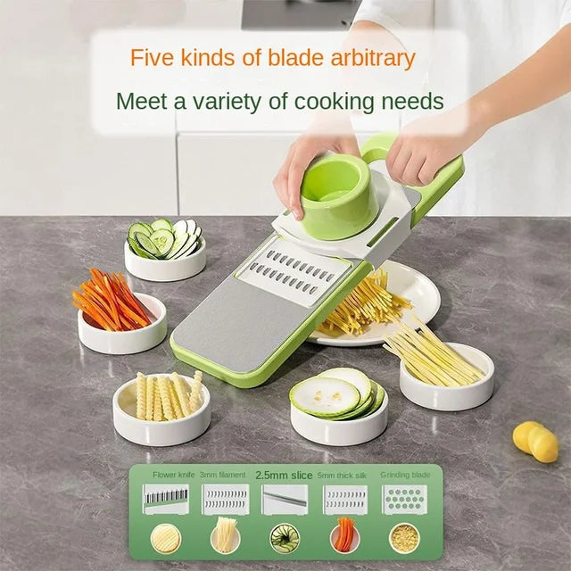 5-in-1 Vegetable Cutter & Slicer