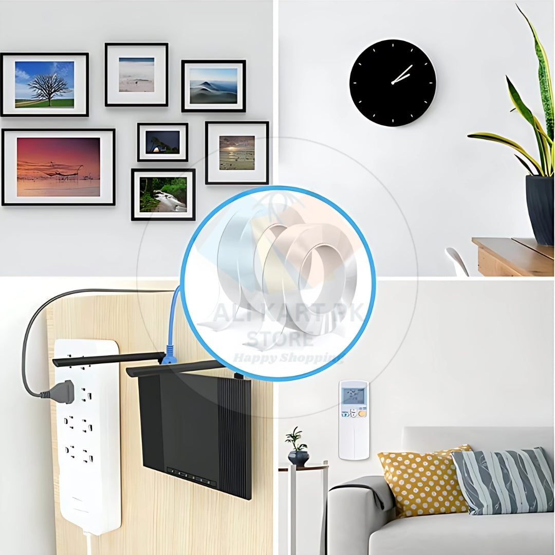 🔥 Buy 1 Get 1 Free – Nano Magic Tape (No Nails, No Damage, Super Strong Grip).