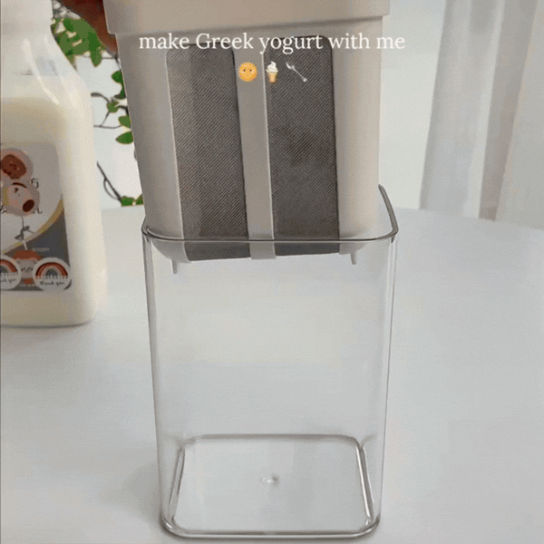 Premium Greek Yogurt Mesh Strainer + FREE Thumb Cutter
