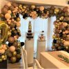 Balloon Garland Kit Coffee Brown For Garland Theme Party Birthday Baby Shower Wedding Decorations (155 Pcs Of Different Balloons In 1 Packet)