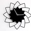 3d Wooden Floral Wall Clock Modern Home Decorations For Living Room,bedroom