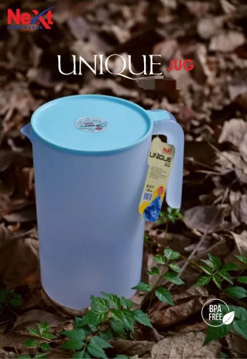 Next Plastic Unique Jug with 6 Glasses