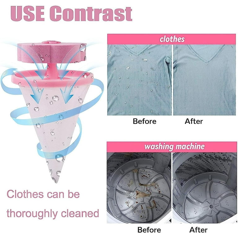 (Pack of 3) Reusable Washing Machine Filter dust particles Hair and Lint Garbage Catcher