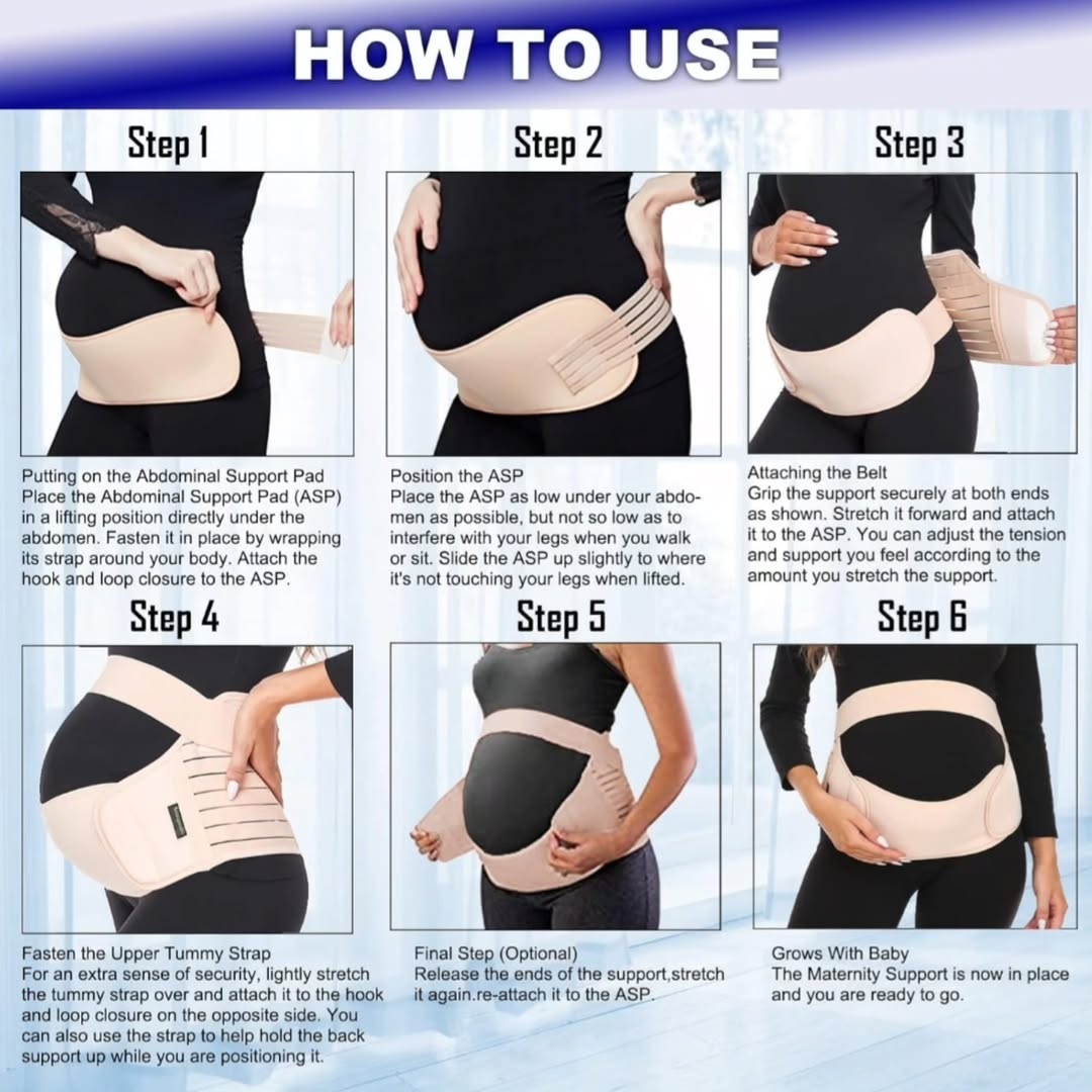 Adjustable Maternity Support Women Pregnancy Belly Belt For Easy Baby Safety