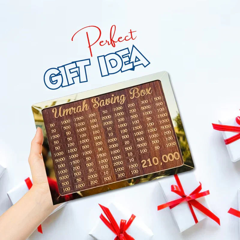 Umrah Saving Box - Save 210,000 Smartly for Your Umrah Journey