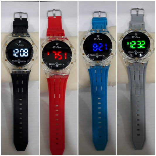 (Pack of 2) D Com Sports Wear Touch Screen Digital Watch For Kids