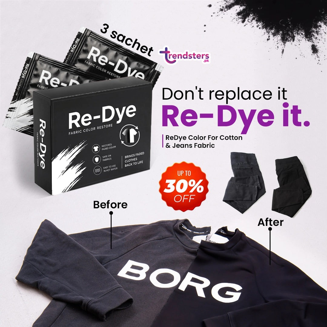 ReDye Color For Cotton & Jeans Fabric