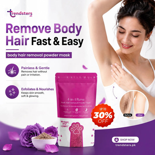 Body Hair Removal Powder Mask