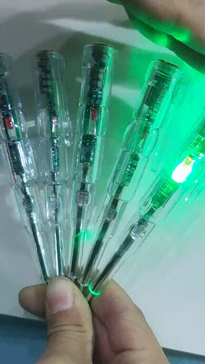 Dual Circuit Electrical Voltage and Current Tester Pen