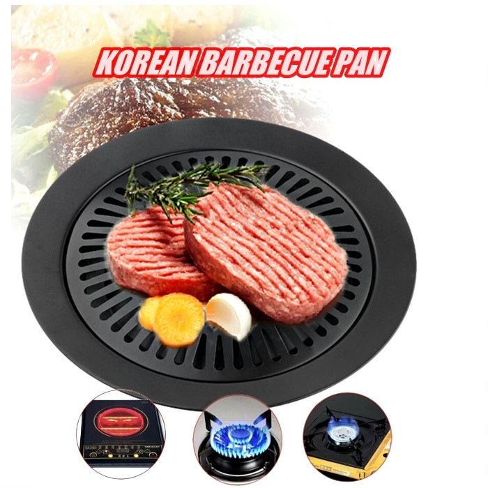 Non Stick Smokeless BBQ Stove Top Grill For Kitchen and Outdoor