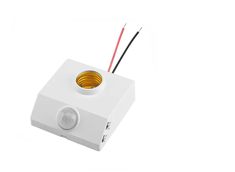 Automatic Human Body Infrared PIR Sensor Bulb Light Base PIR Motion Detector Wall Lamp Holder Socket